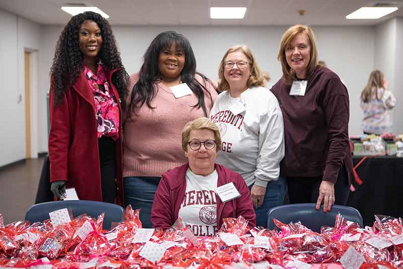Alumnae at the 2023 Galentines Day event.