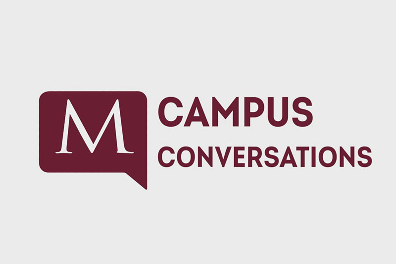 Campus conversations video graphic