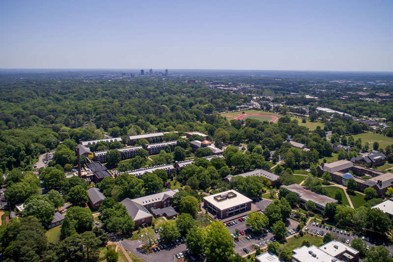 Arial View of Campus