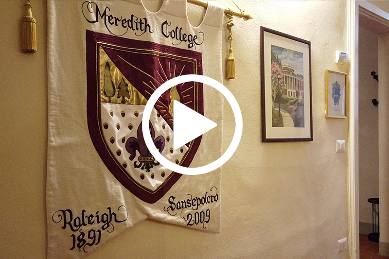 Click to watch Meredith College Celebrate the 10th Anniversary in the Palazzo Alberti