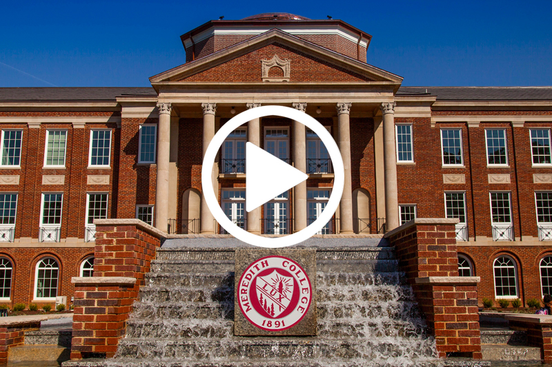 Click on image of Johnson Hall Fountain to watch Beyond Strong Campaign Video in modal