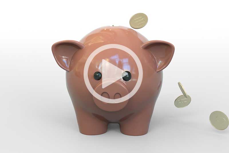 Click Image of Piggy Bank to watch video in modal