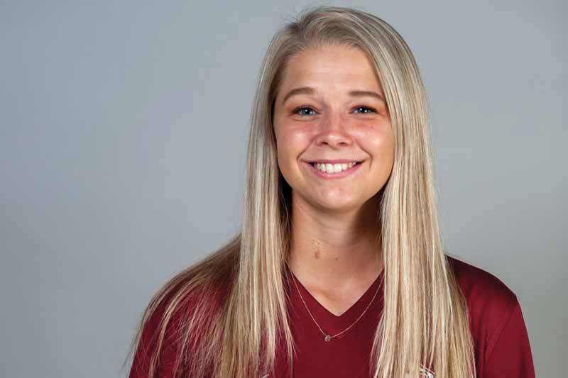 Meredith student-athlete Madison Gladwell