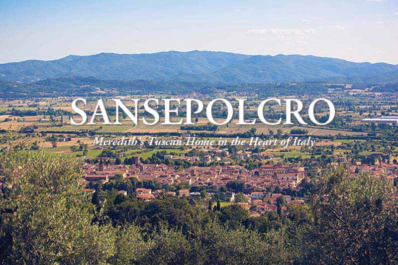 Sansepolcro countryside in the Summer