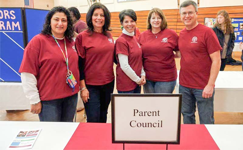 Parent Council volunteers at Meredith event