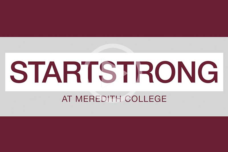 Click image of text saying startstrong to see video