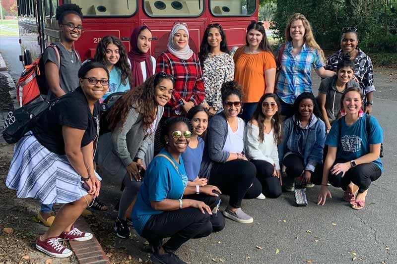 Meredith students with international backgrounds and those from out-of-state were able to experience their new home through a recent field trip to downtown Raleigh.