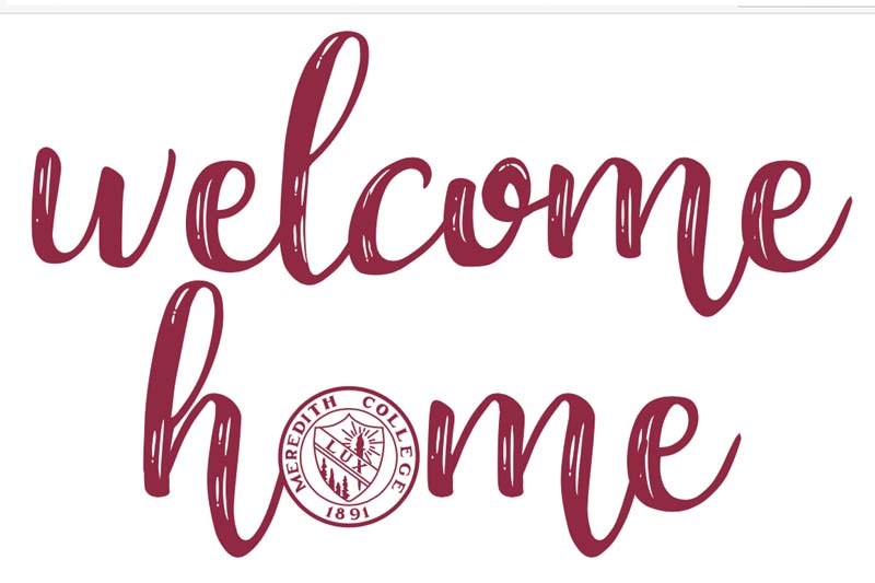The Words Welcome Home with the Lux logo in place of the O