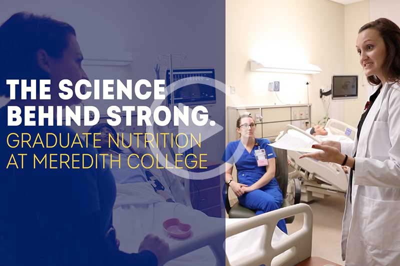 Watch the video The Science Behind Strong | Graduate Nutrition at Meredith