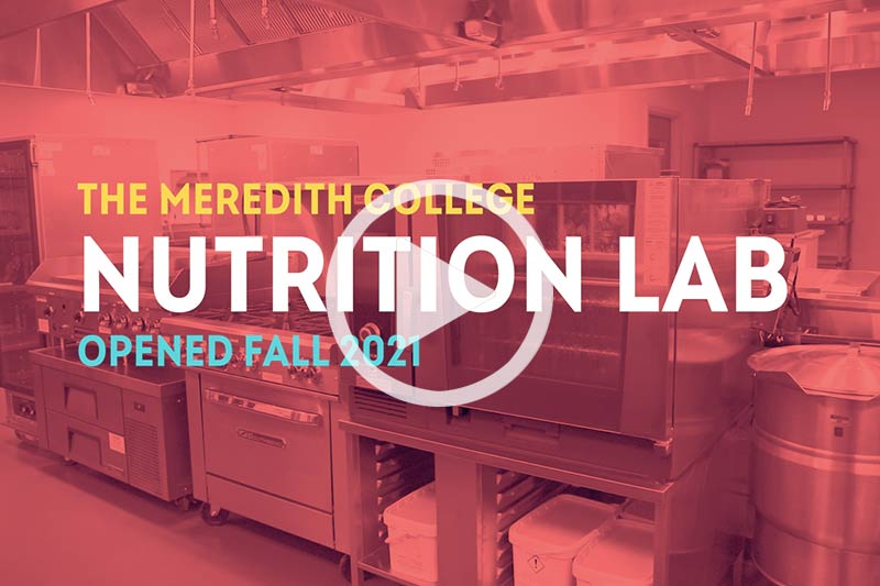 Explore the renovated Nutrition Lab Video