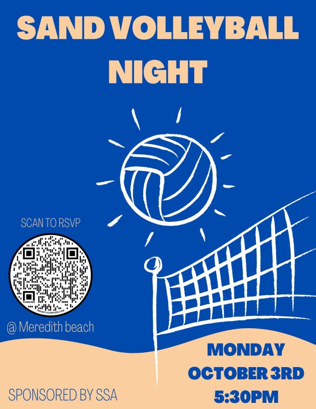 Sand Volleyball Night Flyer.