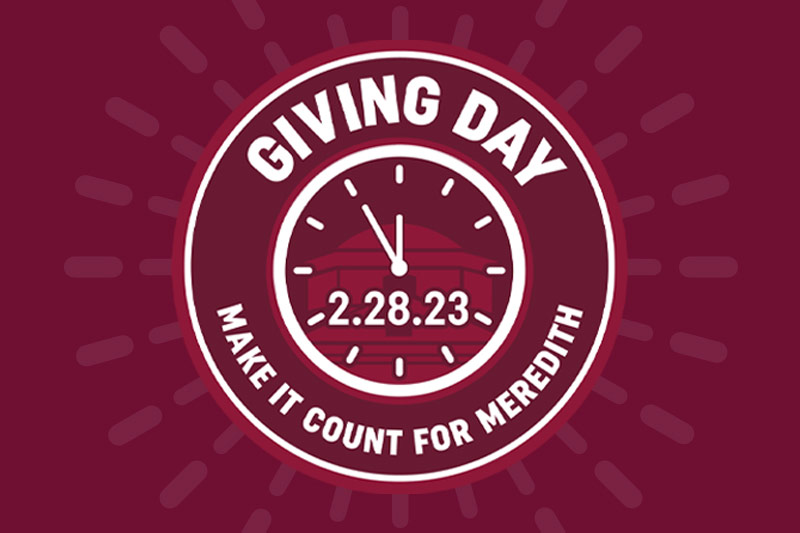 2023 Giving Day Make it Count for Meredith